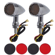 DURAFORCE For Sportster XL 1200 883 Iron Motorcycle LED Turn Signal Lights Chrome