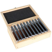 DURAFORCE 0. 001" 1/8 x 4" 10 Pair Precision Parallel Set Hardened Steel In Case