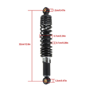 DURAFORCE 12.6'' 320mm Motorcycle Rear Shock Absorber Suspension For Honda Suzuki ATV