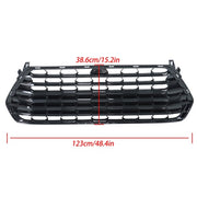 DURAFORCE Front Grille Suit For Grand Highlander 2024 2025 Gloss Black Without Camera Hole