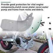 DURAFORCE Front Skid Plate Engine Guard Cover For YAMAHA WR250X WR250R 2008-2022