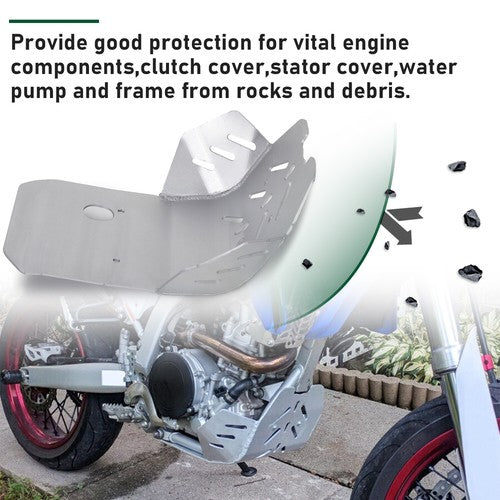 DURAFORCE Front Skid Plate Engine Guard Cover For YAMAHA WR250X WR250R 2008-2022