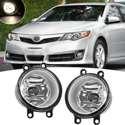 DURAFORCE Front Bumper Halogen Fog Light Lamps Left & Right for Toyota Camry SE 2012-2014