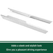 DURAFORCE Silver Rocker Panel Diamond For EZGO TXT 1994-2013 Golf Cart Side Plate Cover