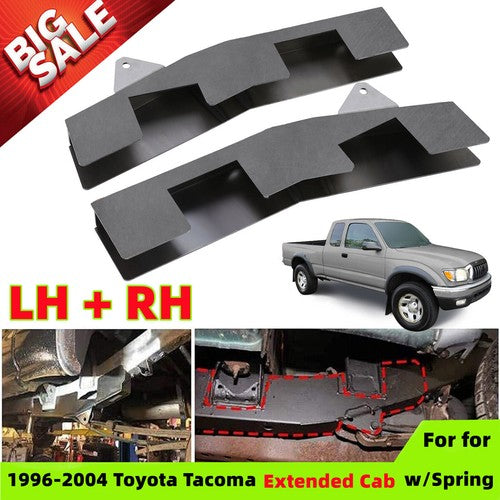 2x Mid Frame Rust Repair Kit with Spring Mount for Toyota Tacoma 96-04 Extended Cab