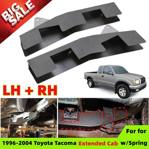 DURAFORCE 2x Mid Frame Rust Repair Kit with Spring Mount for Toyota Tacoma 96-04 Extended Cab