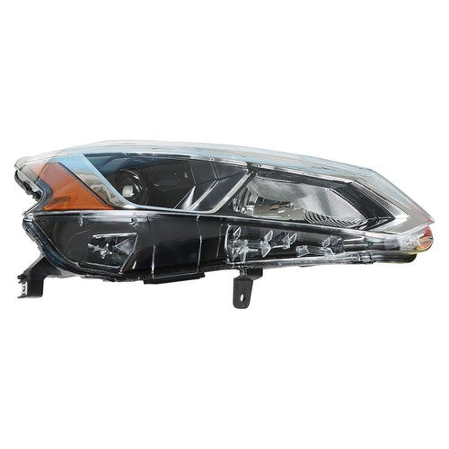 DURAFORCE Right Side Headlight Headlamp Halogen For 2019-2020 Nissan Altima Chrome Housing
