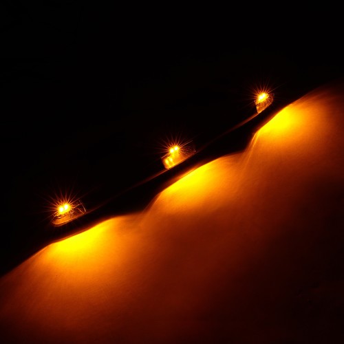 Amber Cab Roof Marker LED Lights for 2015-2019 Chevy Silverado GMC 2500HD 3500HD