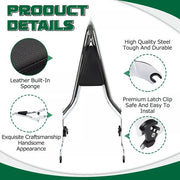 DURAFORCE For Harley Touring Road Street Glide 2009-2024 Rear Passenger Backrest Sissy Bar