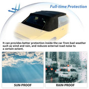 DURAFORCE Black Soft Top w/Plastic Window For 1983 83-93 Ford Mustang Convertible 2-Door