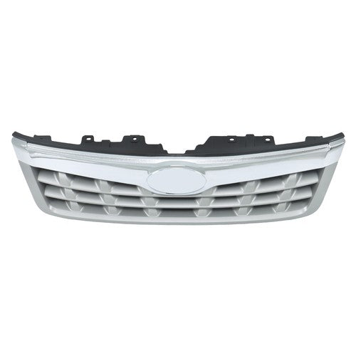 DURAFORCE Front Bumper Upper Grille Replacement Plastic Gray For Subaru Forester 2011-2013