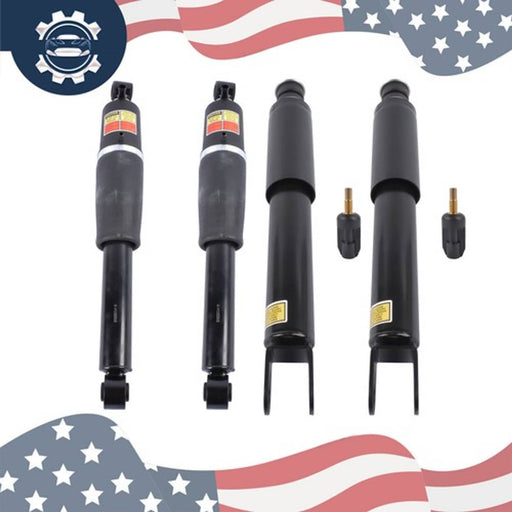 DURAFORCE 2× Rear + 2× Front Air Suspension Shocks For Chevy GMC Cadillac SUV 25979391