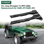 DURAFORCE For 97-06 Jeep Wrangler TJ Full Body Mounts Torque Boxes Box Floor Supports Pair