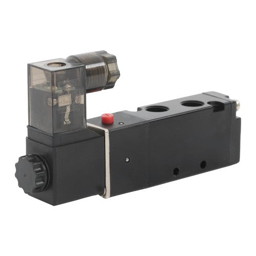 DURAFORCE 1/8" 5 Way 2 Position Directional Control Electric Air Solenoid Valve 12V DC