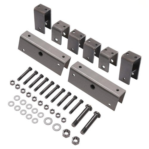 DURAFORCE 2" wide Trailer Slipper Tandem Axle Spring Attaching Hanger Kit 5.2K-8K LBS