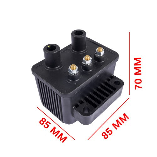 DURAFORCE Single-Fire Ignition Coil 2102-0226 53-434 for Harley Dyna Sportster 883 1200