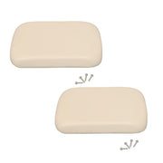 DURAFORCE New 2× Seat Back Cushion Assembly White For Club Car DS Golf Cart 1979-2000.5