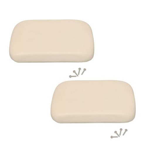 DURAFORCE New 2× Seat Back Cushion Assembly White For Club Car DS Golf Cart 1979-2000.5
