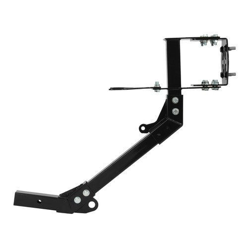 Black Steel Hitch Mounted Spare Tire Carrier for Kawasaki Teryx4 800 2014 2025