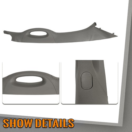 Gray Passenger Side Front A Pillar Trim Handle for 2004-2008 Ford F150 F-150