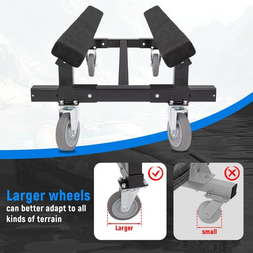 23x17 1400lbs Capacity Watercraft Dolly Boat Jet Ski Stand Storage Cart