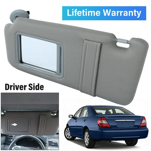 DURAFORCE Left Driver Side Sun Visor Sunshade With Without Sunroof For Toyota Camry 07 11