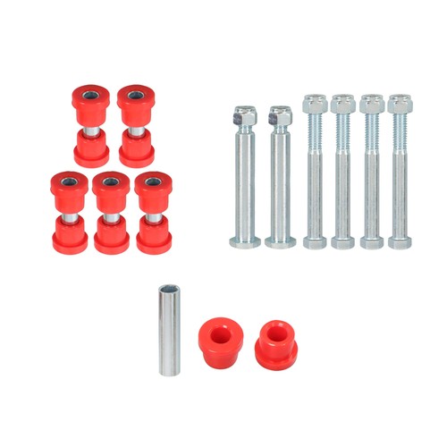 DURAFORCE New For EZGO TXT/Medalist 94+ Club Car 1981+ Rear Leaf Spring Bushing Kit Usa