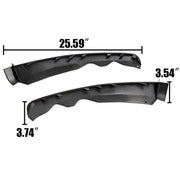 DURAFORCE Front Bumper Lower Lip Valance Panel Cover LH RH for 2013-2016 Ford Fusion