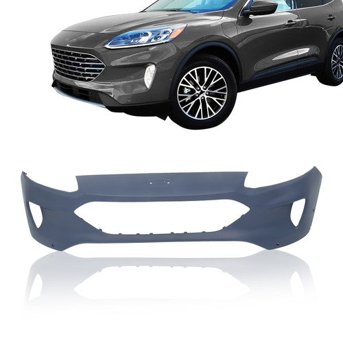 DURAFORCE Front Bumper Cover Plastic W/ Sensor Holes FO1014143 For Ford Escape 2020-2022