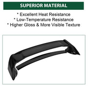 DURAFORCE For 06-11 Civic 4DR Sedan Gloss Black Painted Mugen Style RR Trunk Wing Spoiler