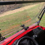 DURAFORCE 2-in-1 Scratch Resistant Flip Windshield For Kawasaki Mule PRO MX 2019-2025
