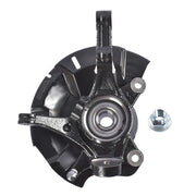 DURAFORCE Front Left Steering Knuckle Assembly Black Fits Hyundai Accent Dodge Attitude