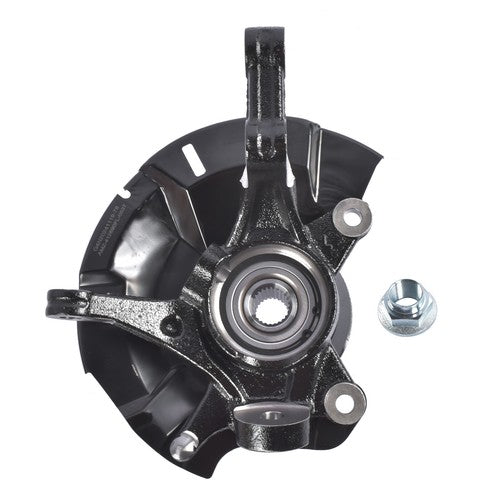 DURAFORCE Front Left Steering Knuckle Assembly Black Fits Hyundai Accent Dodge Attitude