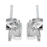 DURAFORCE 1" HANDLEBAR HYDRAULIC BRAKE & CLUTCH MASTER CYLINDER L&R CHROME