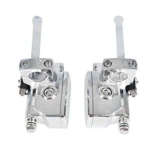 DURAFORCE 1" HANDLEBAR HYDRAULIC BRAKE & CLUTCH MASTER CYLINDER L&R CHROME