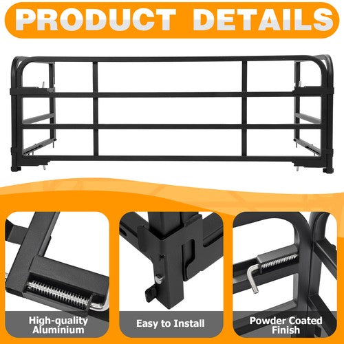 DURAFORCE Sun Shield Tuff Top Tractor Canopy For ROPS 52" X 52" - Orange