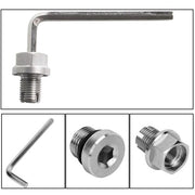 DURAFORCE M12.1-1.25x15mm Oil Drain Plug Self-tapping Piggyback Stainless Steel Repair Kit