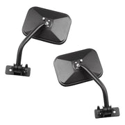 DURAFORCE For 1997-2018 Jeep Wrangler TJ JK Door Off Quick Release Side Hinge View Mirrors