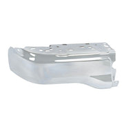 DURAFORCE Chrome Rear Bumper End Cap Driver Side W/o Sensor Hole For Ford Ranger 2019-2023