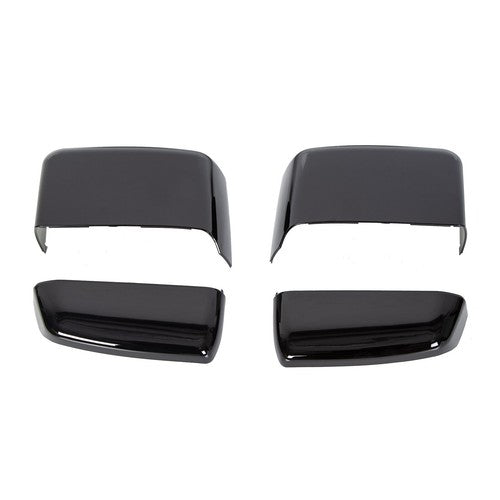 Fits Gloss Black Tow Mirror Cap Cover for Chevy Silverado GMC Sierra 2014-2019