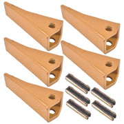 DURAFORCE 23 230 Series 230S Bucket Teeth with 23TF/23FP Flex Pins for Excavator 5 Piece
