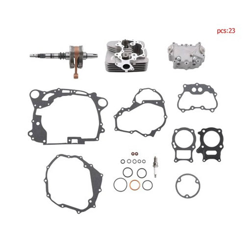DURAFORCE For Honda TRX250 Rebuild kit Crankshaft+cylinder head+overhaul pad 13000-HM8-A40