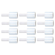 DURAFORCE 12 Rolls 5" in. x 1000FT 80 Gau Stretch Shrink Film Hand Wrap With Handle -CLEAR