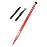 DURAFORCE 49" Hay Bale Spear Attach 4500lbs Quick Attach Fork Spike w/ 2 Stabilizer Spear