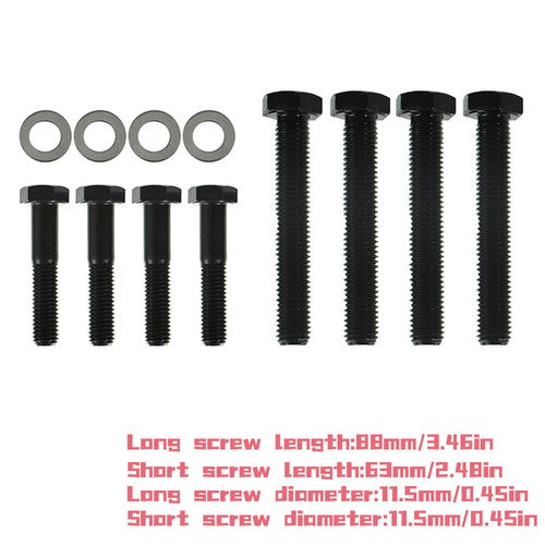 DURAFORCE Black Plastic Rivets Fasteners Compatible For Ford F150 F250 F350 F450 2015-2021