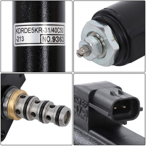 DURAFORCE For Kobelco SK200/230/350-8 YN35V00049F1 KDRDE5K-31/40C50-213 Solenoid Valve