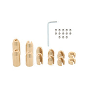 DURAFORCE Motorcycle Reusable Brass Wheel Spoke Balance Weights 12 Pack Universal