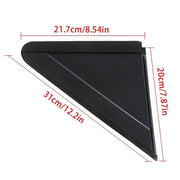 DURAFORCE For Grand Caravan 2008-20 Mirror Flag Applique Plastic Right Side Black