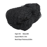 DURAFORCE Sports Net,Sports Netting Barrier 15x30FT Baseball Softball Backstop Nets