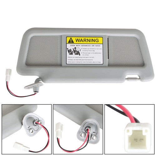 DURAFORCE For Mazda RX-8 2004 05 06-2011 Sun Visor Driver Left Side Gray FE88-69-320B-77